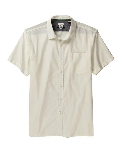 Vissla Natural The Box Eco Short-Sleeve Button Down Shirt