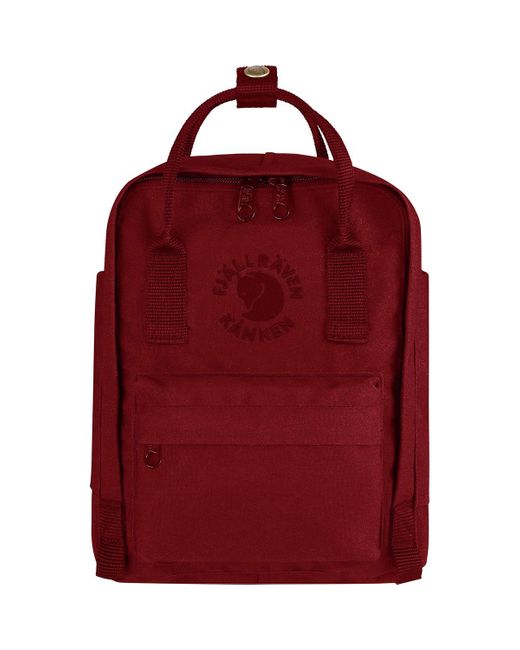 Fjallraven Red Re-Kanken Mini 7L Backpack