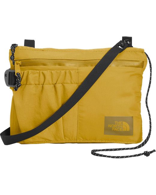 The North Face Synthetic Mountain Shoulder Bag in Yellow Lyst