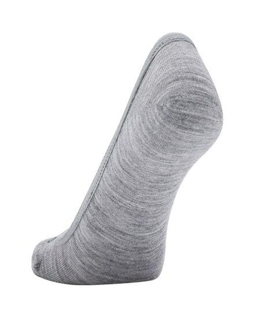Smartwool Gray Everyday Low Cut No Show Sock Light for men