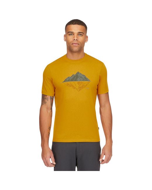 Rab Yellow Crimp Reflection T-Shirt for men