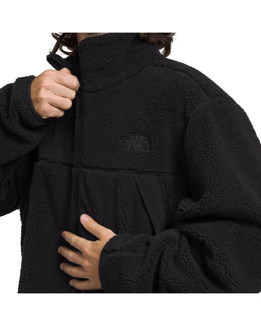 The North Face Campshire Fleece Jacket in Black for Men Lyst