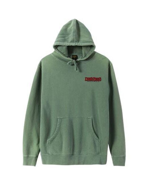 Dark Seas Green Duck Pond Fleece Hoodie