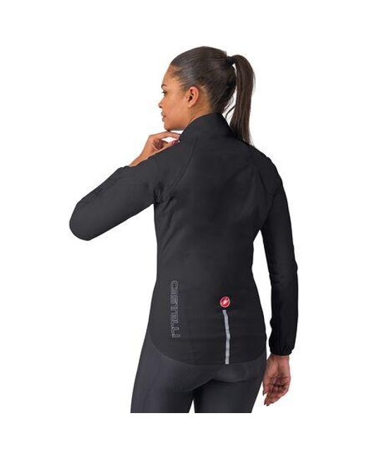 Castelli Black Emergency 3 Rain Jacket