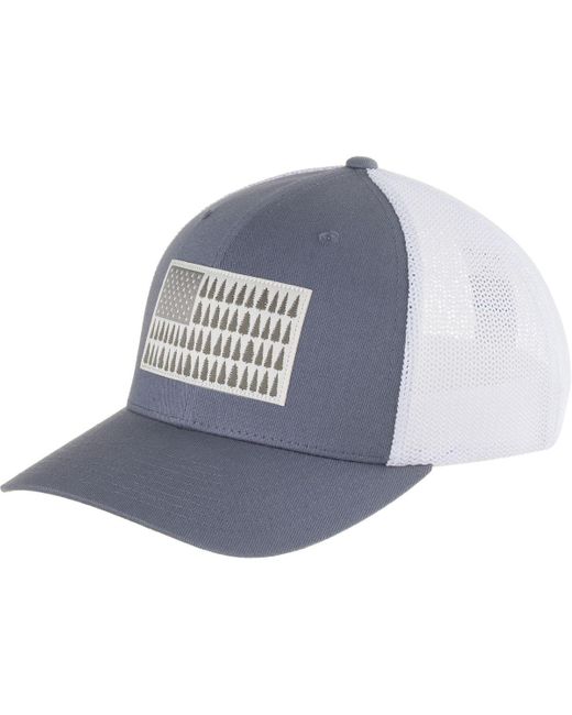 Columbia Blue Mesh Baseball Hat for men