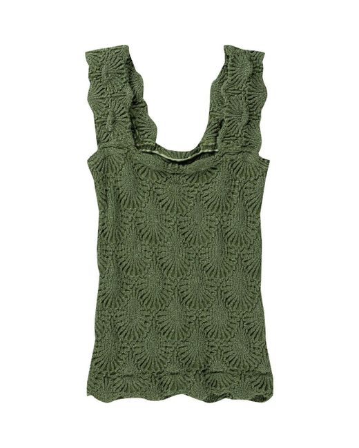Free People Green Love Letter Cami