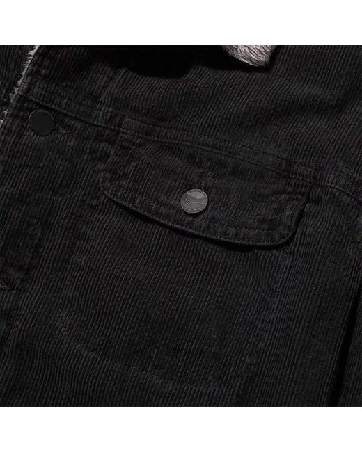 Outerknown Paz Cord Trucker Jacket in Black for Men | Lyst