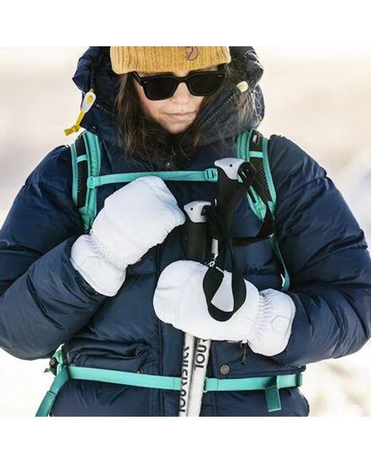 Hestra White Leather Box Mitten