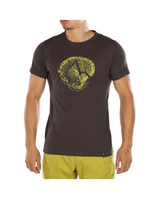La Sportiva Black Cross Section T-Shirt for men