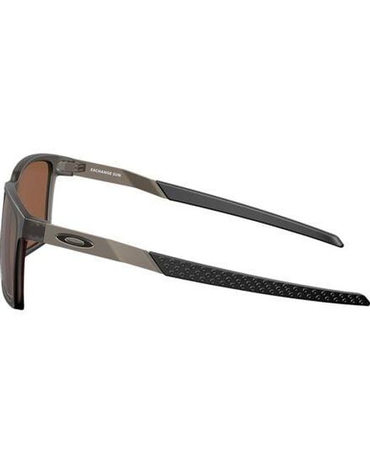 Oakley Brown Exchange Sun Prizm Sunglasses Satin Smoke/Prizm Tungsten