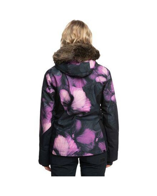 Roxy Purple Jet Ski Premium Snow Jacket