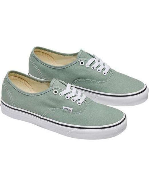Vans Green Authentic Shoe Color Theory Iceberg