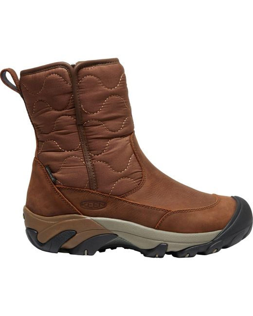 Keen Synthetic Betty Pullon Waterproof Boot in Brown/Black (Brown) Lyst