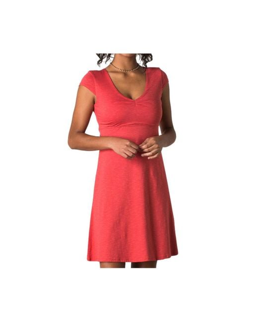 Toad&Co Red Rosemarie Dress