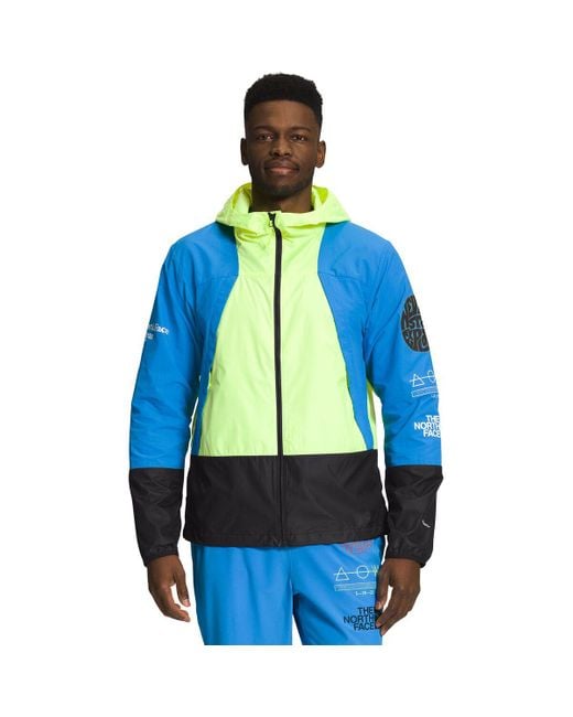 The North Face Trailwear Wind Whistle Jacket in Blue for Men | Lyst