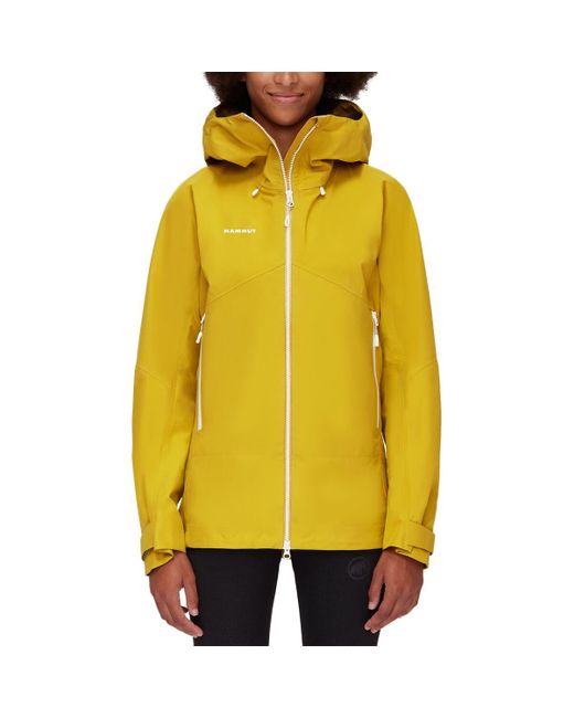 Mammut Crater Hs Hooded Jacket in Yellow | Lyst