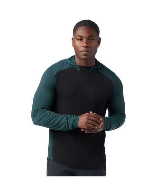 Smartwool Blue Active Mesh Hoodie