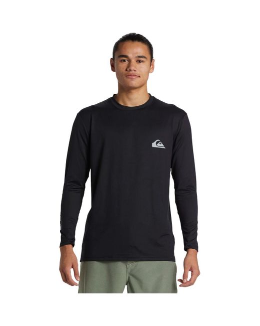 Quiksilver Black Everyday Surf Long-Sleeve T-Shirt