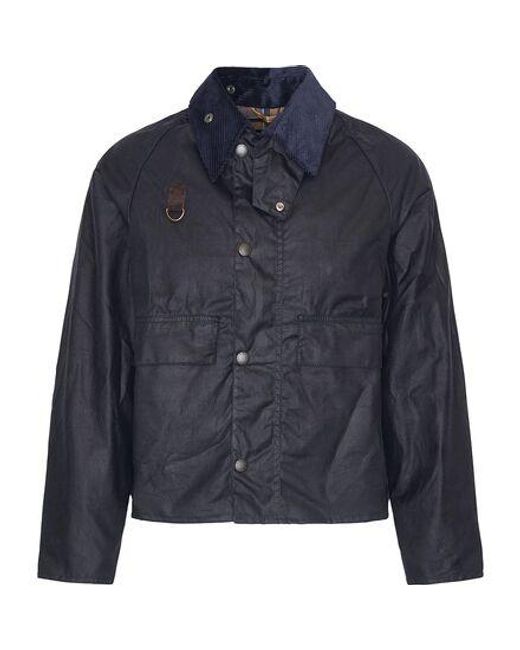 Barbour Blue Spey Wax Jacket