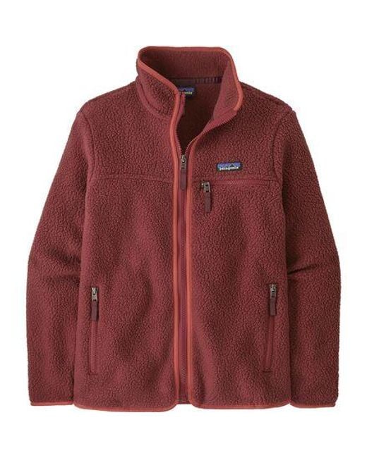 Patagonia Red Retro Pile Fleece Jacket