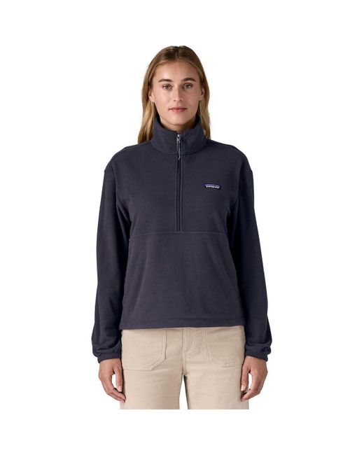 Patagonia Blue Micro D 1/2-Zip Fleece Pullover