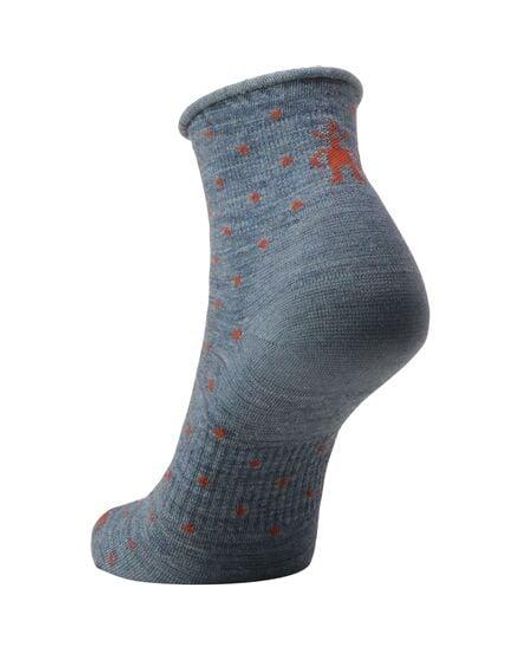 Smartwool Blue Everyday Classic Dot Ankle Boot Sock