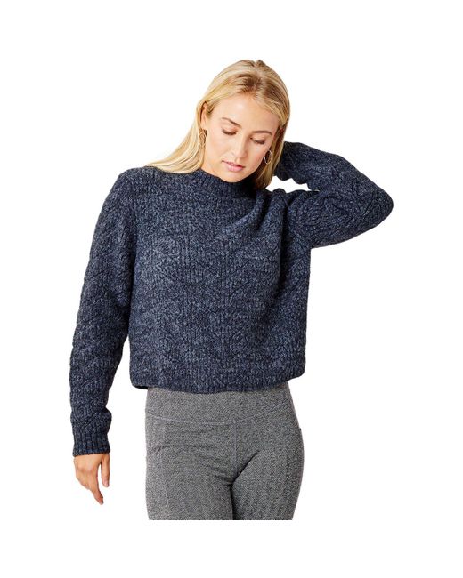 Carve Designs Monroe Sweater in Black Heather (Blue) | Lyst