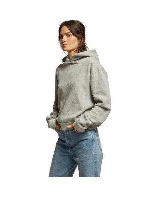 PERFECTWHITETEE Gray Heart Fleece Pullover Hoodie