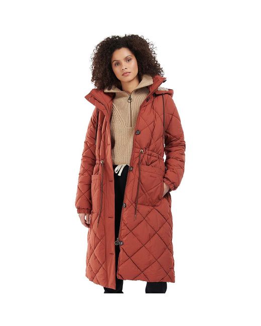 Barbour Orinsay Quilt Jacket in Red | Lyst