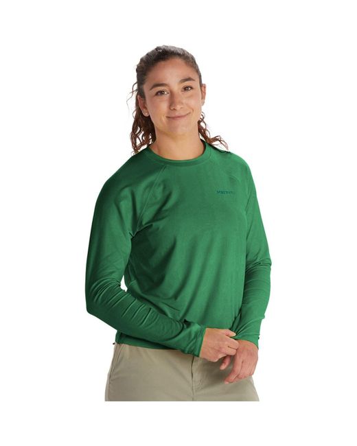 Marmot Green Windridge Long-Sleeve Top