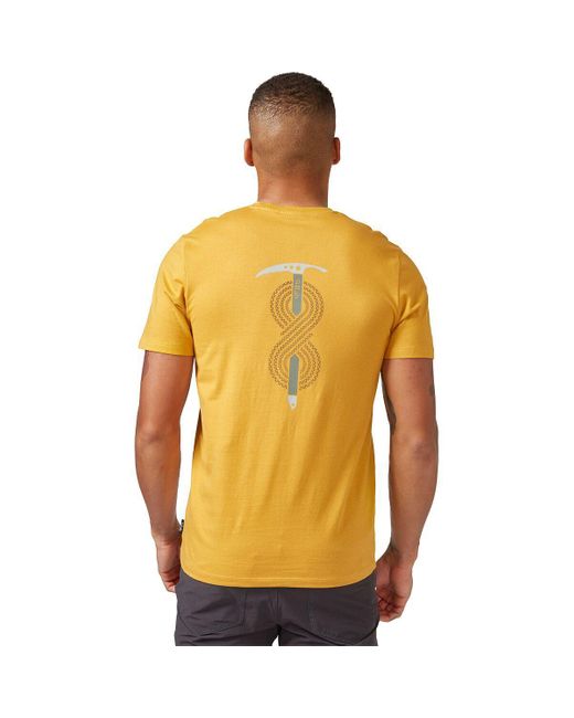 Rab Yellow Stance Axe T-Shirt