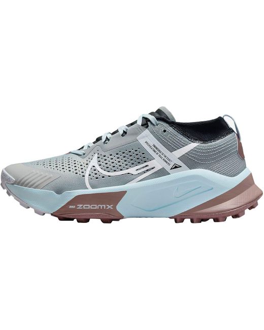 Nike Blue Zoomx Zegama Trail Running Shoe