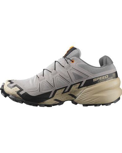 Salomon Gray Speedcross 6 Gtx Trail Running Shoe