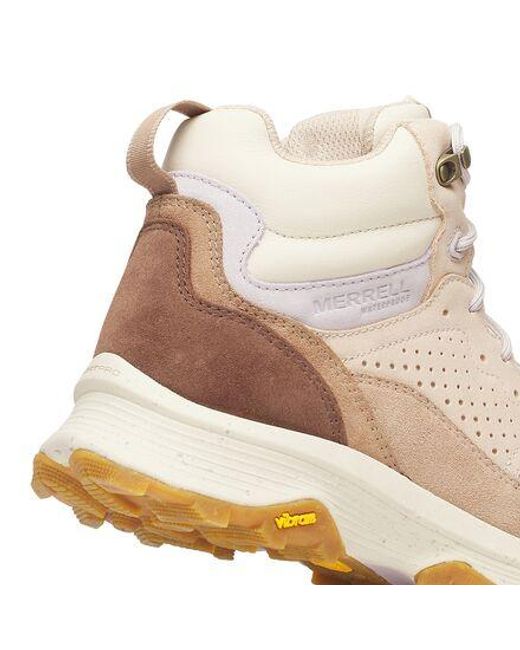 Merrell White Speed Solo Mxd Mid Wp Hiking Boot