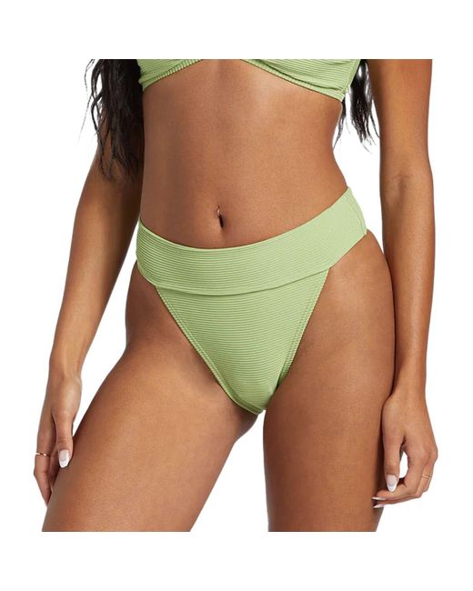 Billabong Green Tanlines Aruba Bikini Bottom