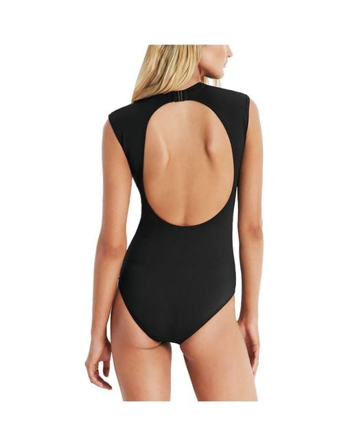 seafolly cap sleeve maillot