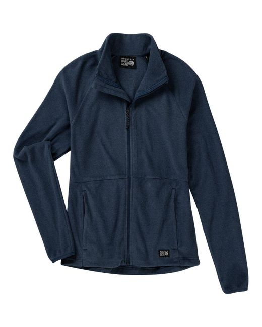 Mountain Hardwear Blue Oakoram Fleece Full-Zip Jacket