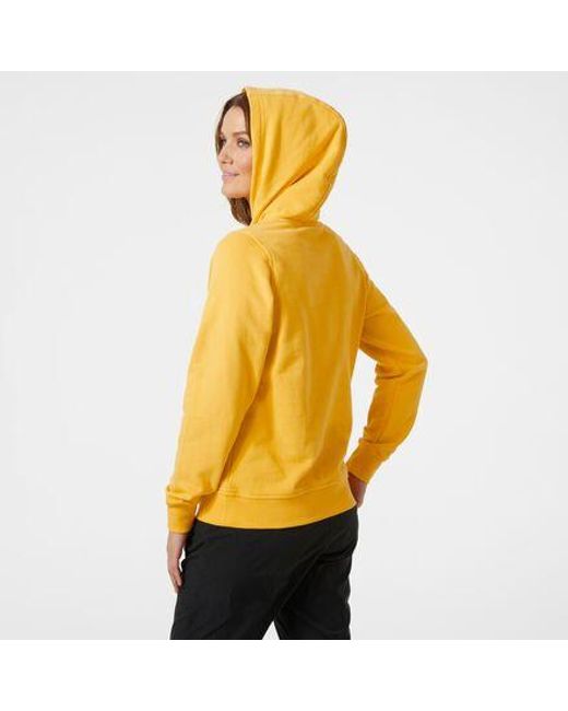 Helly Hansen Yellow Hh Logo Hoodie