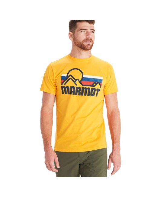Marmot Yellow Coastal T-Shirt