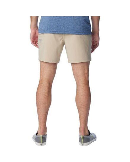 Columbia Blue Pfg Uncharted 6In Short for men