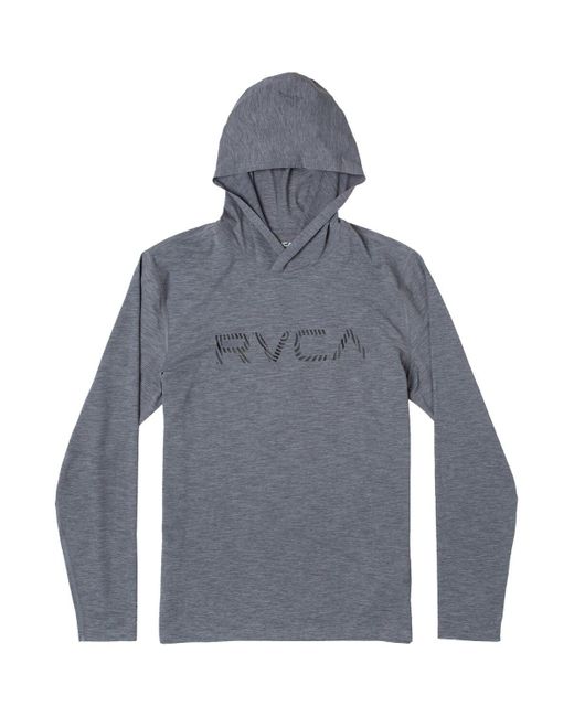RVCA Blue Surf Shirt Print Hoodie