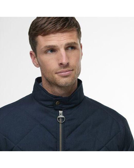 Barbour Blue City Harrington Quilted Jacket
