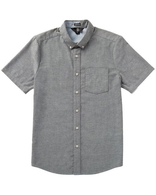 Volcom Gray Everett Oxford Shirt for men