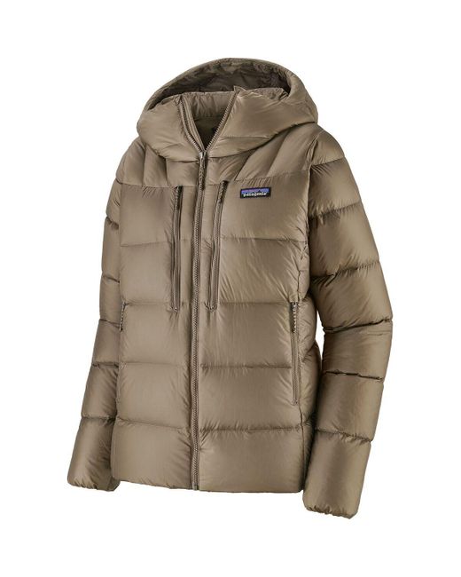 Patagonia Green Fitz Roy Down Hooded Jacket