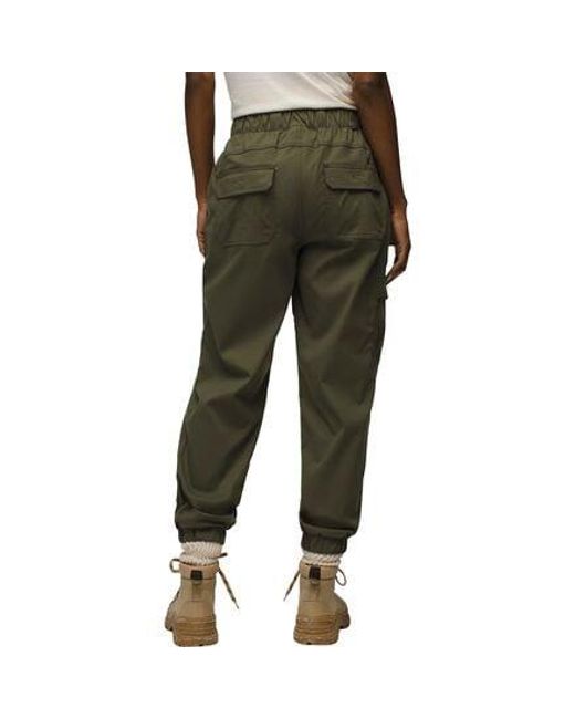 Prana Green Stretch Zion Elastic Waist Jogger