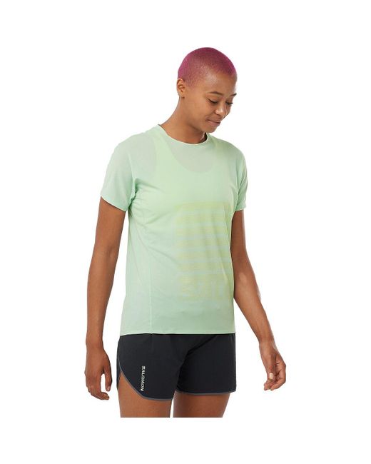 Salomon Green Sense Aero Gfx T-Shirt