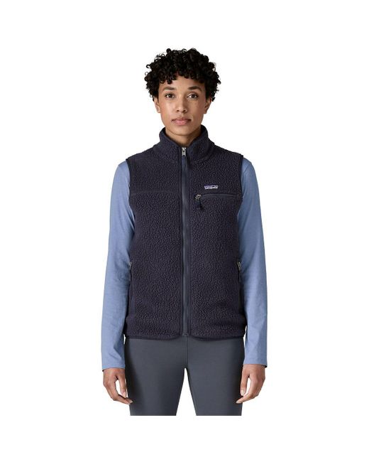 Patagonia Blue Retro Pile Vest