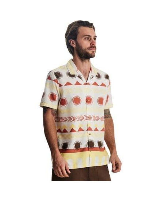 Roark Multicolor Gonzo Camp Collar Shirt