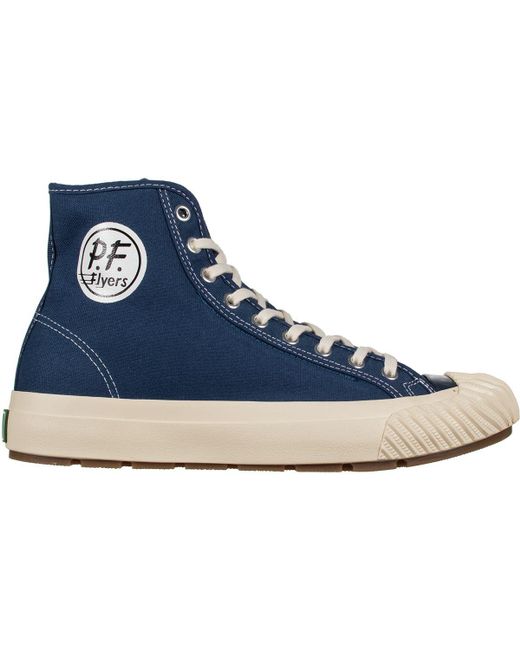 PF Flyers Blue Grounder Hi Shoe for men