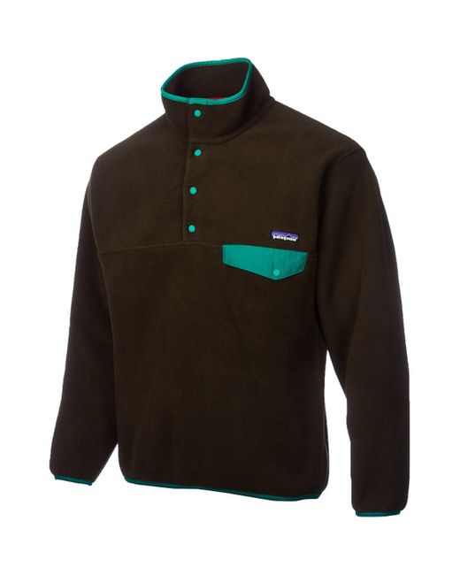 Patagonia Green Synchilla Snap-T Fleece Pullover for men